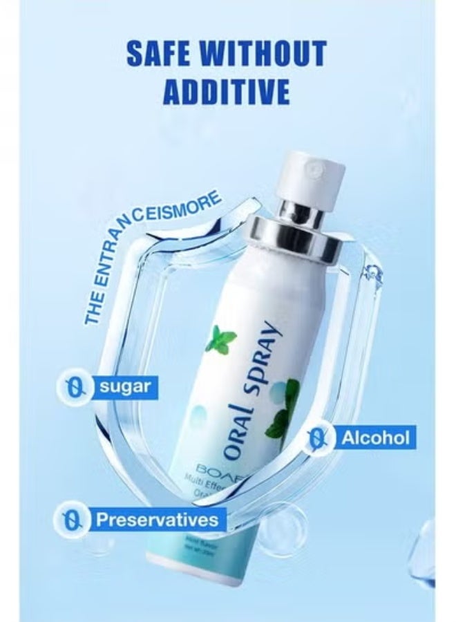 BOAE Multi Effeet Fresh Oral Spray 20ml, Bad Breath Treatment for Adults, Mint Flavor Mouth Freshener, Effective Mouth Spray, Breath Freshener Spray, Oral Care Spray, Mouth Healthy Care - Image 5